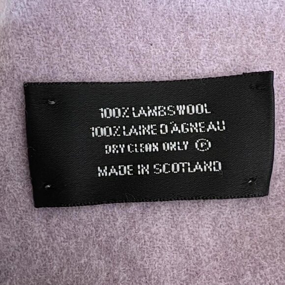 Auth DIOR/ChristianDior - Light Purple Wool Scarf - Picture 4 of 10